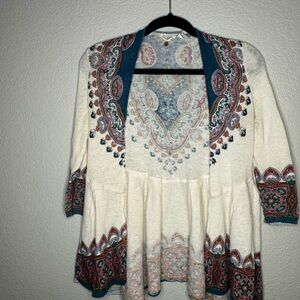 Knitted & Knotted Patterned Sweater